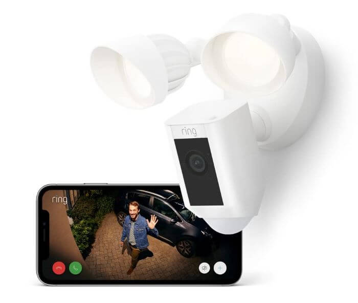 Ring Flutlichtkamera Plus Kabel (Floodlight Cam Wired Plus)