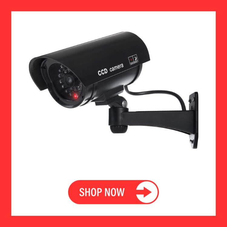 CE IR1100B Dummy LED Ueberwachungskamera Attrappe