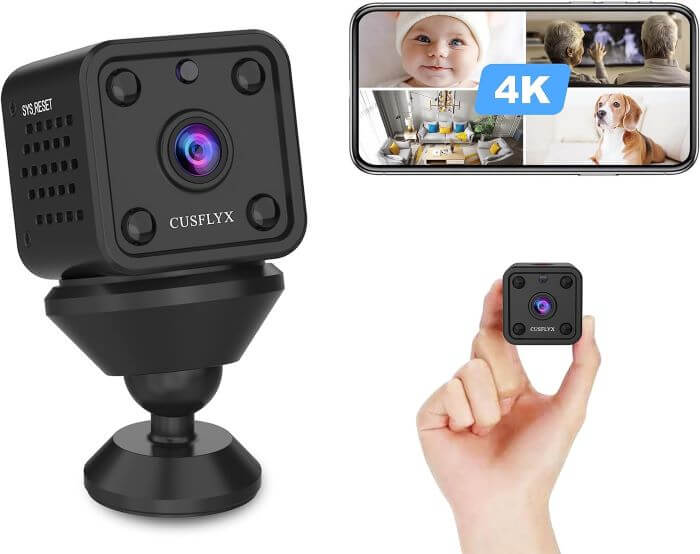CUSFLYX 4K Mini Kamera