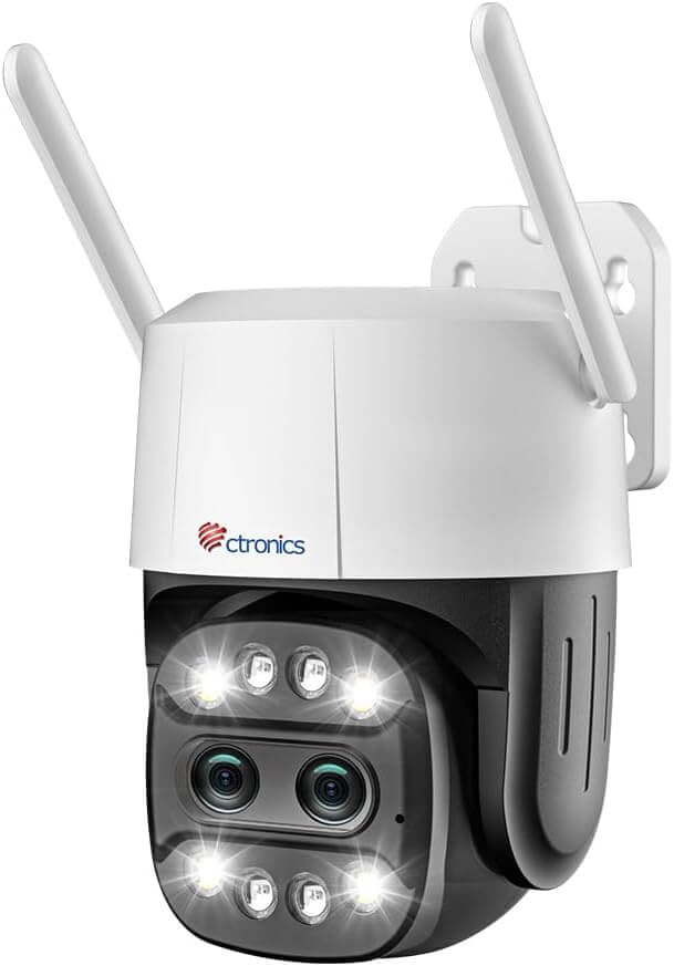 ctronics 6X Hybrid-Zoom Ueberwachungskamera